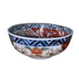 19th Century Imari bowl, 24.5cm diameter.