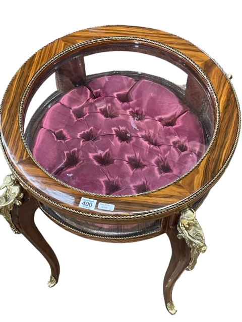 Continental figural mounted circular bijouterie table, 82cm by 54cm diameter. - Image 3 of 3