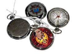 Four Soviet era pocket watches.