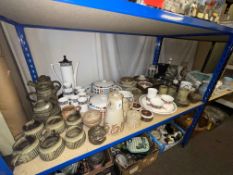 Collection of Studio Pottery, Poole Pottery, Portmeirion, Midwinter Cherrytree,