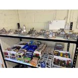 Collection of Danbury Mint RNLI Lifeboat Stations, Lledo, Corgi and other model vehicles.