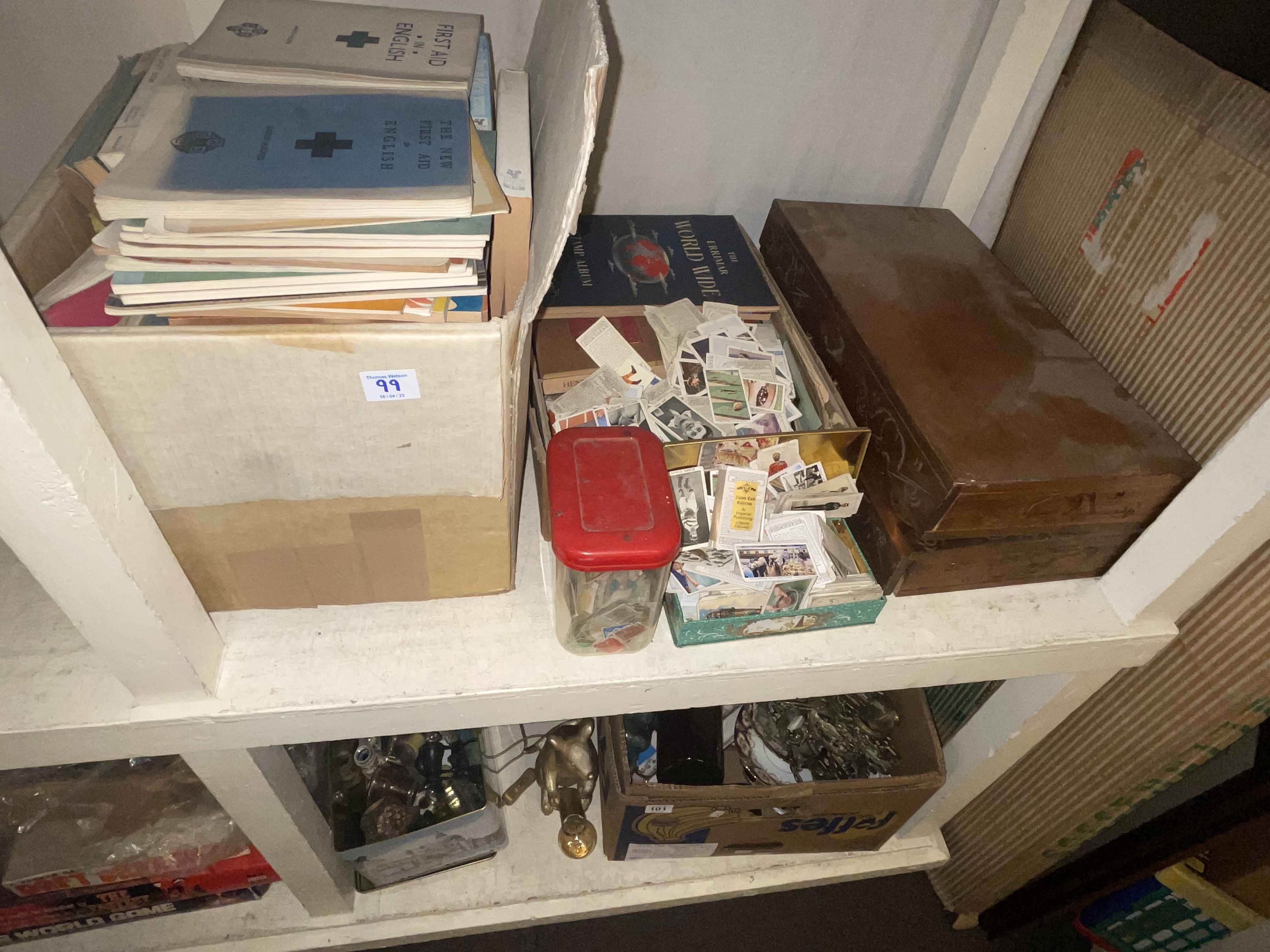 Full shelf of vintage games, toys, children's and other books, two Bayko Building sets, - Image 4 of 4