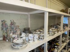 Noritake 61640 porcelain, blue and white pottery, figurines, etc.