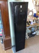 Gun cabinet with internal lockable compartment complete with external and internal keys,