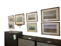 Collection of thirteen framed mainly hunting prints including Lionel Edwards.