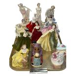 Collection of eleven Royal Doulton figures and one other (12).