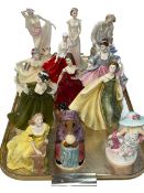 Collection of eleven Royal Doulton figures and one other (12).
