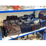 Collection of handbags, shoulder bags, clutch bags, etc.