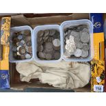 Collection of Worldwide coins and bank notes.