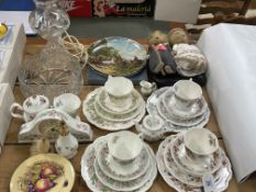 Collection of Royal Doulton Brambley Hedge, Aynsley, Teddy Bear Rats, cased cutlery, etc.