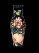Moorcroft Oberon vase, initialled and dated 1993, 26cm, with box.