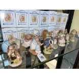 Collection of fourteen Royal Albert Beatrix Potter figures including Johnny Town Mouse,