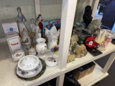 Collection of Wade, Aynsley, Lilliput Lane, metalwares, etc.