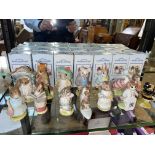 Collection of fourteen Royal Albert Beatrix Potter figures including Babbitty Bumble,