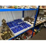 Collection of boxed Edinburgh Crystal, Shelley Wild Flowers 13668, Denby dinnerware, Wedgwood,
