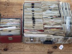 Collection of single records in Northern Soul.
