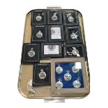 Collection of Eddie Stobart pocket watches and cased collection of five WWII Military aircraft