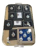 Collection of Eddie Stobart pocket watches and cased collection of five WWII Military aircraft