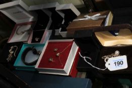 Collection of boxed jewellery including Pandora.