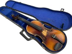 Violin in case.