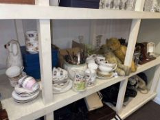 Tunbridge Ware tea caddy, Royal Worcester Birds of Dorothy Doughty plates in boxes,