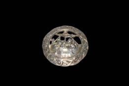 Norwegian silver Viking brooch, 6cm diameter.