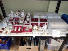 Collection of Royal Albert Old Country Roses including collectors plates, vases, etc,