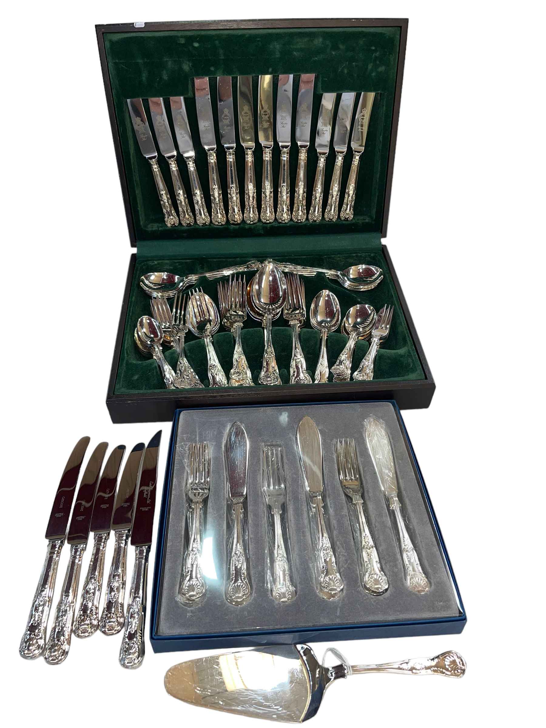 Canteen of Kings Pattern cutlery,