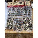 Collection of military lead figures and The Hollow Cast Collection toy figures number 40199 and