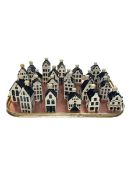 Twenty two KLM Bols houses.