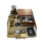 Collection of various pocket watches.