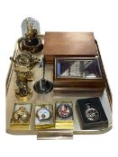 Collection of various pocket watches.