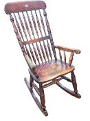 Victorian farmhouse style rocking chair.