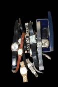 Collection of various wristwatches.