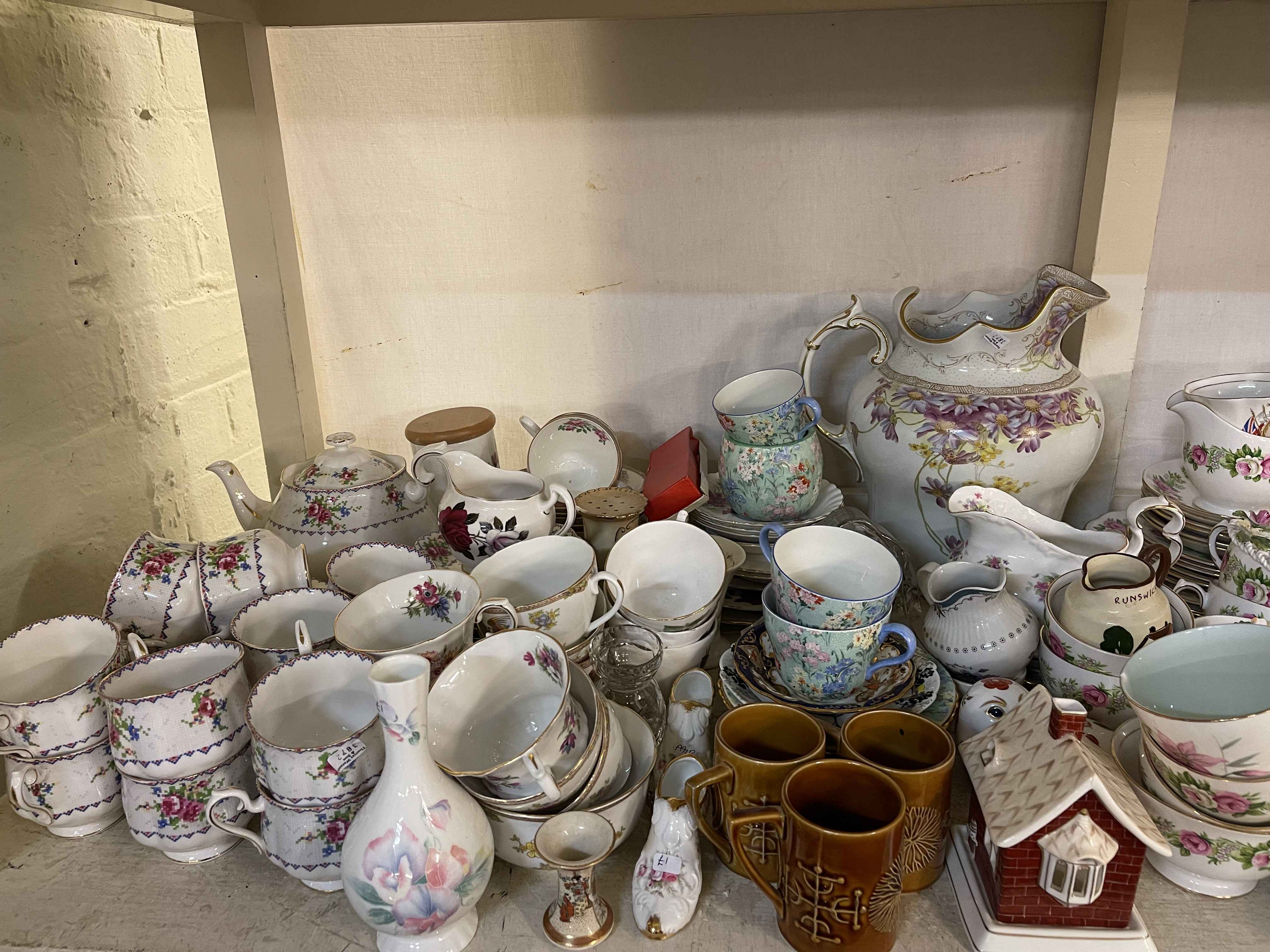 Collection of part teawares, commemorative china, metalwares, Royal Albert, etc. - Image 4 of 4