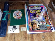 Collection of circus posters (c1970s to 1980s) including Darlington and Stockton,