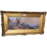 TL Rowbotham, Near Sicily, watercolour, signed and dated 1871 lower left, 18.
