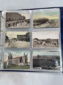 Postcard album of North Yorkshire postcards including Skelton, Redcar, Saltburn, Phoenix Series,