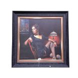 Hamish Blakely, The Night is Hers, canvas on board, signed and numbered 7/95, 59.5cm by 59.