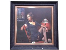 Hamish Blakely, The Night is Hers, canvas on board, signed and numbered 7/95, 59.5cm by 59.