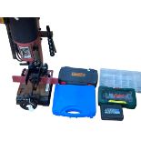Rexon Router with tools and accessories.