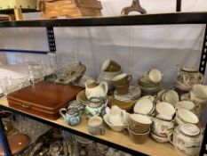 Canteen of cutlery, Tintagel Pottery, part teawares, etc.