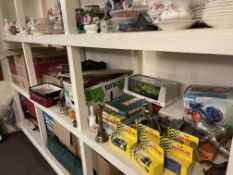 Collection of Diecast toy cars, vintage games, Speedway memorabilia, RAF ephemera, maps,