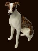 Winstanley pottery greyhound, size 8.