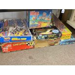 Scalextric and Super Formula 1 games, Stingray Marineville Headquarters, Air Traffic Control game,