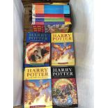 Collection of Harry Potter books including some First Editions.