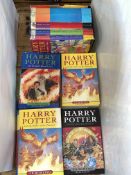 Collection of Harry Potter books including some First Editions.