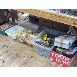 Two Old West Stagecoach boxed toys, Diecast vehicles, military figures, Preiser Railway figures,