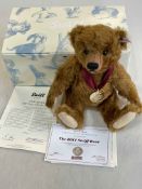 The 2011 Steiff Bear by Danbury Mint with box and COA.