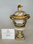 Coalport Etruria Hall Eagle vase, limited edition, with box and certificate, 31.5cm.